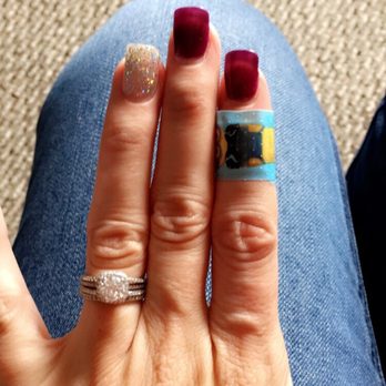 Elite Nails - These were my nails that lasted 2 weeks and I could have gone longer but with a baby due any day I wanted them a little more fresh! - Nail Salons Near Me - San Diego, California