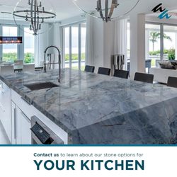 AA Marble & Granite - Cust Quartzite Countetops installed