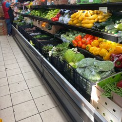 Great selection of produce and groceries.