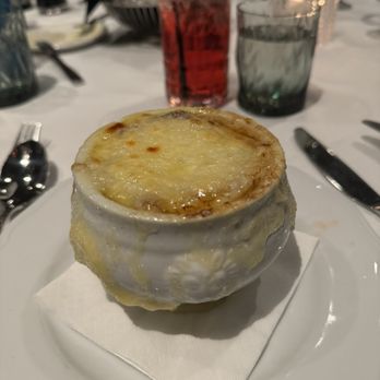 Abe & Louie's - French Onion Soup Au Gratin - Steakhouses Near Me - Boston, Massachusetts Abe & Louie's - French Onion Soup Au Gratin - Steakhouses Near Me - Boston, Massachusetts