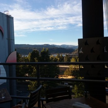 Full Sail Brew Pub - View from dinner - Pubs Near Me - Hood River, Oregon