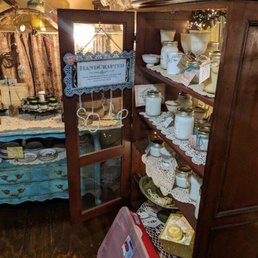 candles up front, teas in the back candles up front, teas in the back