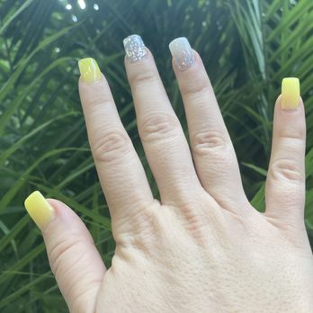 Instyle Nails - T.A.P. Yellow that glows in the dark - Nail Salons Near Me - San Diego, California