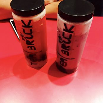 Tea Brick - Lycheeberry tea and Taro Milk tea with boba. - Tea Rooms Near Me - Monterey Park, California