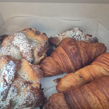DoLy's Delectables - The best almond croissants. Also pictured are the Butter croissants. - Coffee & Tea Near Me - Long Beach, California