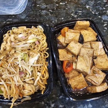 Orient Express - Stir fry house special noodles and braised Tofu. Both were delicious. - Chinese Near Me - Sierra Vista, Arizona