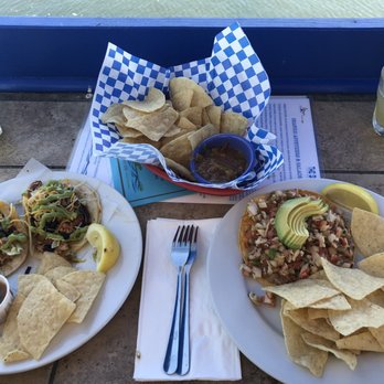 The Sand Bar - Mahi Mahi tacos, Ceviche, chips and salsa (all happy hour items) - Cocktail Bars Near Me - Capitola, California The Sand Bar - Mahi Mahi tacos, Ceviche, chips and salsa (all happy hour items) - Cocktail Bars Near Me - Capitola, California