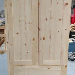 Mr Fixit Smith - Customs pine distressed clothes armoire