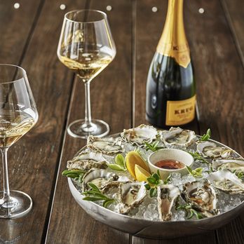 Alpenglow - Champagne & Oysters - Lounges Near Me - Big Sky, Montana