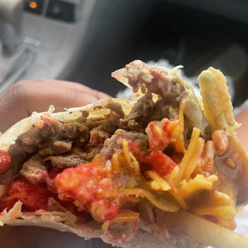 El Mariachi - Incorrect and cold , Hot Cheeto Burrito - Mexican Near Me - Beaumont, California