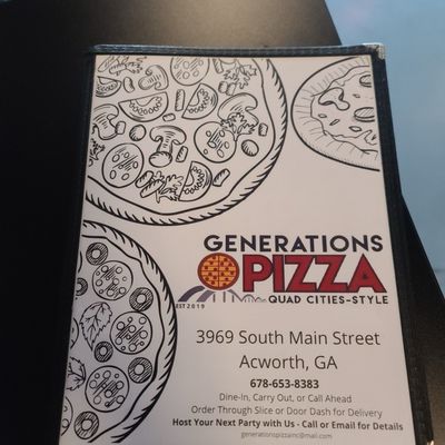 Menu photo 1 Generations Pizza Acworth, GA
