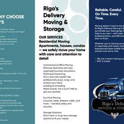 Rigos Delivery Moving & Storage