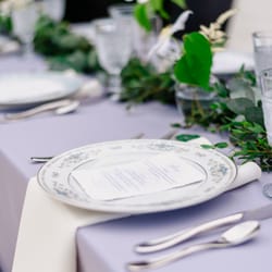 Upstate Event Services - China, glassware and flatware.