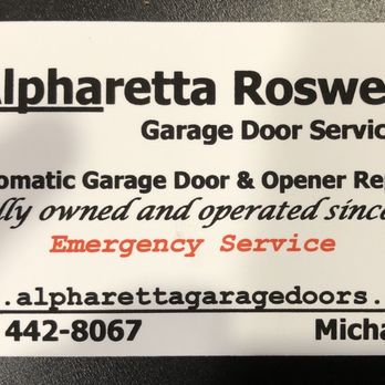 A Alpha Roswell Garage Door - Business card - Garage Door Services Near Me - Alpharetta, Georgia A Alpha Roswell Garage Door - Business card - Garage Door Services Near Me - Alpharetta, Georgia