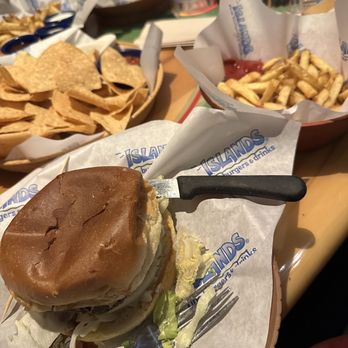 Islands Restaurant - Hawaiian Burger + fries - Burgers Near Me - Cerritos, California