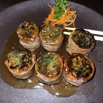 Ninja Sushi - Had the beef negimaki for the first time. It was simple but delicious. - Japanese Near Me - Colesville, Maryland