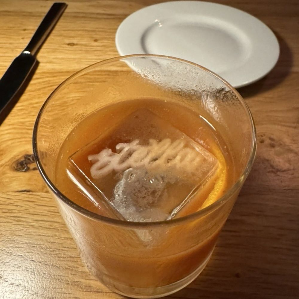 Stella - Alcohol beverage with Stella logo in the ice cube - Italian Near Me - Burlingame, California Stella - Alcohol beverage with Stella logo in the ice cube - Italian Near Me - Burlingame, California