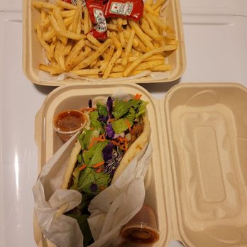 Mr. Kebab - Fries, and chicken sandwich with no dairy (customized) - Turkish Near Me - Union City, California