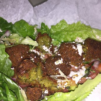 Doral Cafe&Deli - Falafel on romaine lettuce. Amazing ! - Cafes Near Me - Miami, Florida