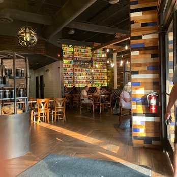 Bourbon Butcher Kitchen + Bar - Love the vintage pop wall - Cocktail Bars Near Me - Farmington, Minnesota