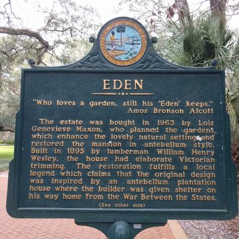 Eden Gardens State Park - Eden Gardens sign - Parks Near Me - Santa Rosa Beach, Florida Eden Gardens State Park - Eden Gardens sign - Parks Near Me - Santa Rosa Beach, Florida