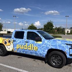 Puddle Pool Services - The Puddle Services Vehicle