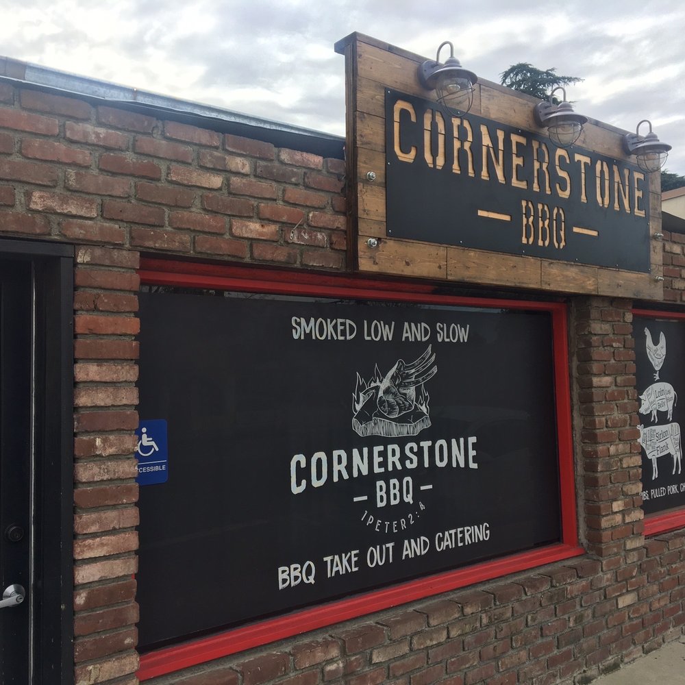 Cornerstone! It was hard to find. Cornerstone! It was hard to find.