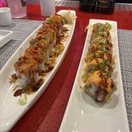 Savage Sarah on the left and Lion King Roll on the right Savage Sarah on the left and Lion King Roll on the right