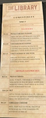 Menu photo 5 The Library New Orleans, LA Menu photo 5 The Library New Orleans, LA