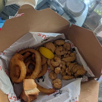 Lotus Seafood - Popcorn shrimp and onion rings - Seafood Near Me - Stafford, Texas Lotus Seafood - Popcorn shrimp and onion rings - Seafood Near Me - Stafford, Texas