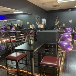 InSync Dance Studio - High top seating and DJ area
