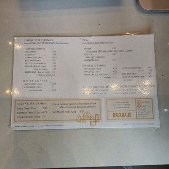 Backhaus - Menu - Bakeries Near Me - San Mateo, California