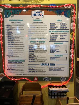 Menu photo 4 Jimmy Hula's Ormond Beach, FL