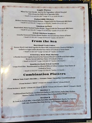 Menu photo 2 Hickory Hollow Barbeque Ellenton, FL