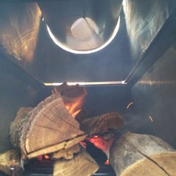 Straight Joe Coffee - Inaugural roaster fire.