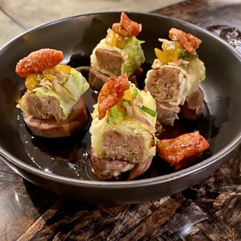 XO Restaurant - Duck Breast, Leg Choux Farci, Jus, Salted Egg - Asian Fusion Near Me - Honolulu, Hawaii XO Restaurant - Duck Breast, Leg Choux Farci, Jus, Salted Egg - Asian Fusion Near Me - Honolulu, Hawaii