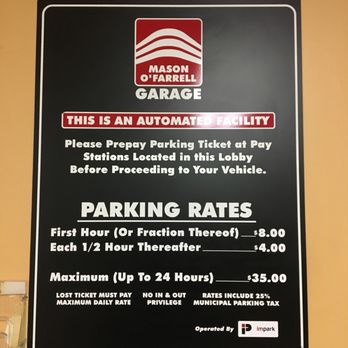 Mason O'Farrell Garage - Parking Near Me - San Francisco, California Mason O'Farrell Garage - Parking Near Me - San Francisco, California
