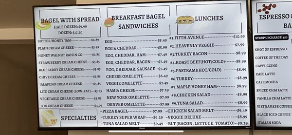 Menu photo 7 5th Ave Bagelry Torrance, CA