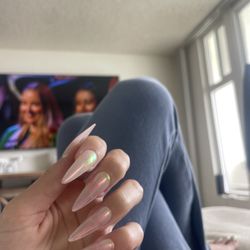 It's A Treat ! Organic Nails Spa - Crome over bubble bath