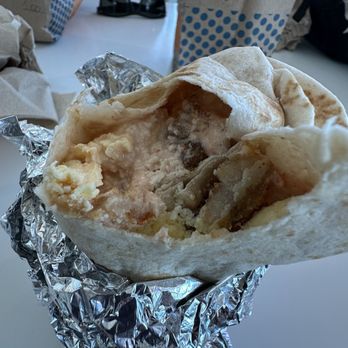 QDOBA Mexican Eats - Potato and egg burrito - Mexican Near Me - San Diego, California
