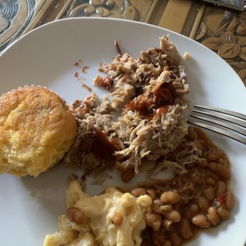 Cali BBQ - We shared the Pulled Pork Plate and sides. - Barbeque Near Me - Spring Valley, California Cali BBQ - We shared the Pulled Pork Plate and sides. - Barbeque Near Me - Spring Valley, California