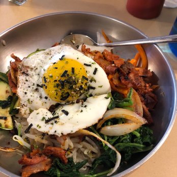 Soban Korean Eatery - Spicy Pork Bibimbap - Korean Near Me - Providence, Rhode Island