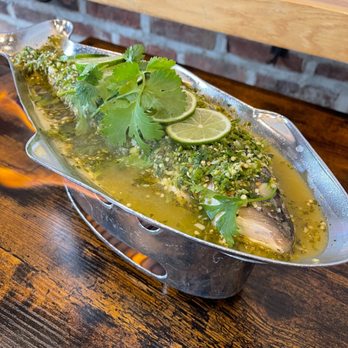 Sup Thai Kitchen - PLA MA NOW
Steamed fish with fresh chili lime broth - Thai Near Me - Fresh Meadows, New York Sup Thai Kitchen - PLA MA NOW
Steamed fish with fresh chili lime broth - Thai Near Me - Fresh Meadows, New York