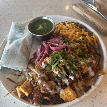 JOi Cafe - The JOi Scramble - Vegan Near Me - Westlake Village, California JOi Cafe - The JOi Scramble - Vegan Near Me - Westlake Village, California