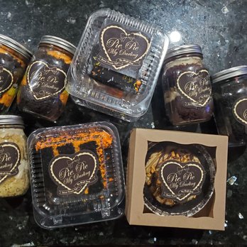 Pie, Pie My Darling - the goods I got to snag from the pop-up. Was able to snag a cake slice and mini pie when I was there! - Desserts Near Me - Chicago, Illinois