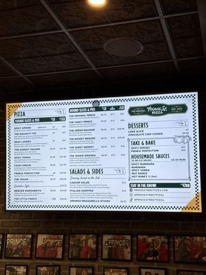 Menu photo 8 Prince Street Pizza Costa Mesa, CA