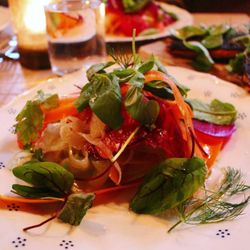 Ebenist - The salad that comes with the grill Artic Char