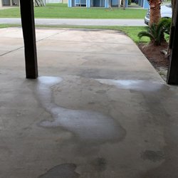 Ivy League Services - Completed driveway power wash