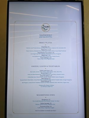 Menu photo 2 Flora Taverna Orlando, FL