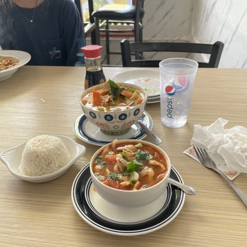 Thai Thai Restaurant - Tom Yum soup and Paanang Curry - Thai Near Me - Cody, Wyoming